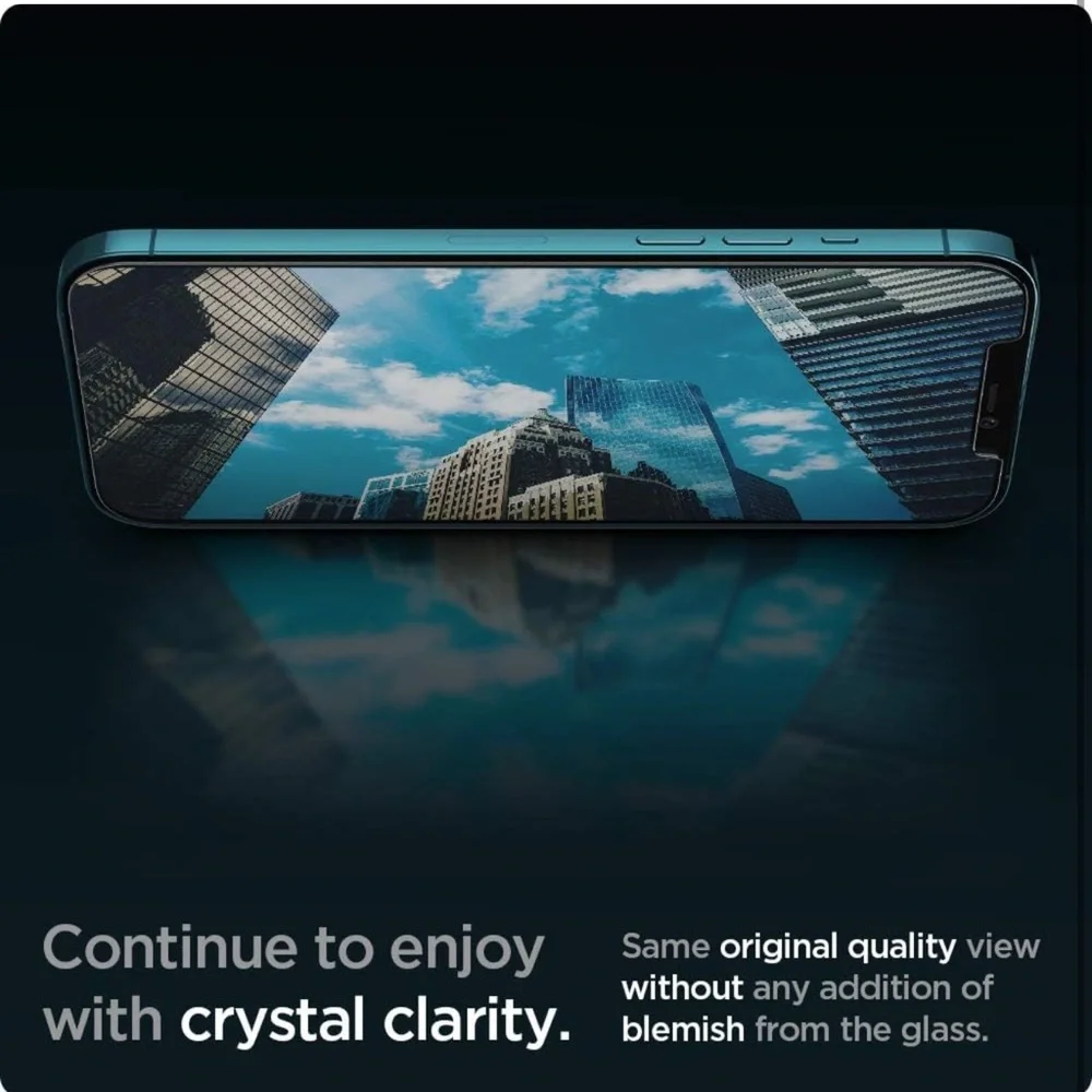 Spigen iPhone 12 Pro Max Tempered Glass Screen Protector
